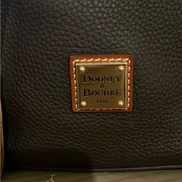 Dooney and Bourke Tasha Drawstring in Brown Tomorro. - Picture 2 of 11